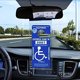 thumbnail image 4 of NUOLUX 5Ud Porta Para Estacionamiento Discapacitados Con Gancho Para Espejo Retrovisor Auto, 4 of 8