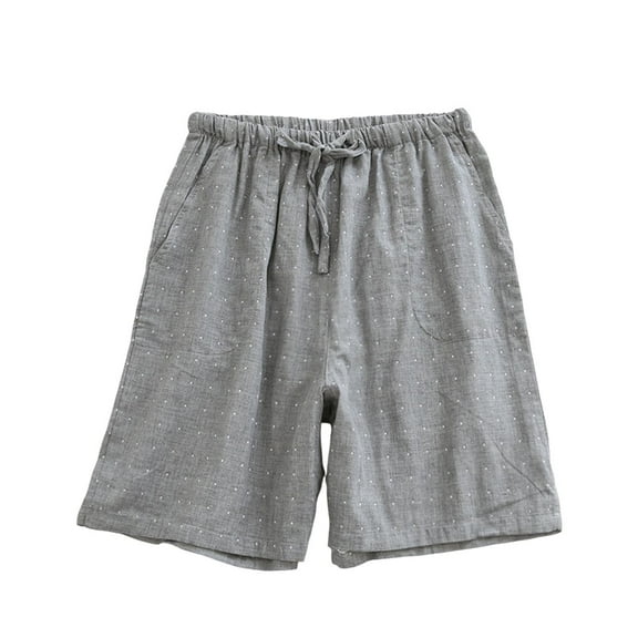 Men's Plus Size Sleep Shorts Akafmk Men's Pajama Shorts Soft Sleepwear Bottom Shorts Home Shorts Lightweight Loungewear Shorts with Pockets