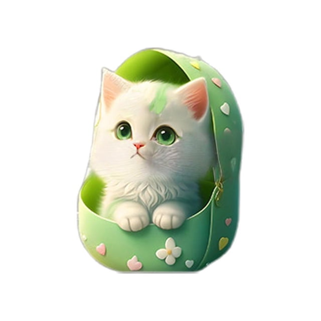 Cute Kitten Car Vent Clips, Cat Car Freshener, Fresh Scented Car Freshener Vent Clip, Car Aromatherapy Diffuser, Interior Decoration for Automotive Vehicle Car