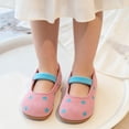 thumbnail image 6 of Toddler Girls Solid Round Toe Princess Dress Shoes, Non Slip Soft Comfort Sole Slip On Casual Footwear for Little Girls Daily Outfits Pink 13-14 Years, 6 of 7