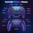 thumbnail image 6 of LED Wireless Controller for P5, Compatible with P5 Pro/Slim/PC, Dual Vibration, Macro/Turbo Function, 3.5mm Audio Jack, 6-Axis Motion Controller Gamepad with Speaker&RGBChroma Indigo), 6 of 7
