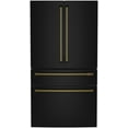 thumbnail image 7 of Cafe Cje23dpw 36" Wide 23.2 Cu. Ft. Energy Star Certified Bottom Freezer - Matte Black /, 7 of 7