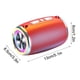thumbnail image 5 of Altavoz Bluetooth portátil Herrnalise, altavoz estéreo LED panorámico de 360° con 6 modos, cancelación de ruido para casa, oficina y exteriores, color rojo, 5 of 5