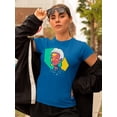 thumbnail image 2 of Girl W Short Hair Portrait T-Shirt Women -Image by Shutterstock, Female 4X-Large, 2 of 4