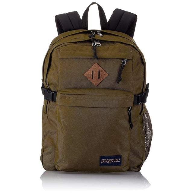 Mochila JanSport para viajes y trabajo en el campus principal con funda para portátil de 15 pulgadas