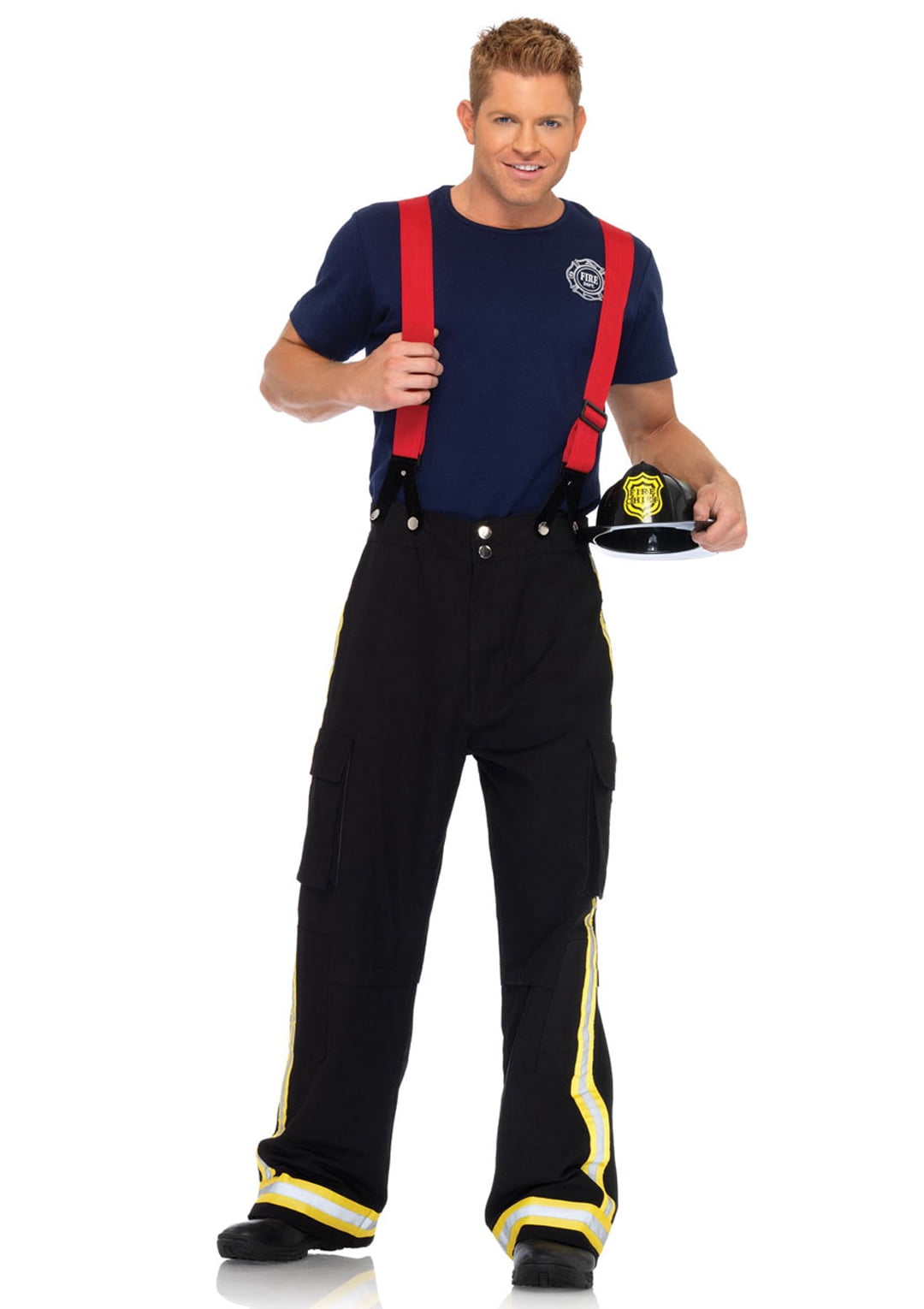 Leg Avenue Chief Firefighter Captain's Uniform Men's Halloween Fancy-Dress  Costume for Adult, M-L - Walmart.com