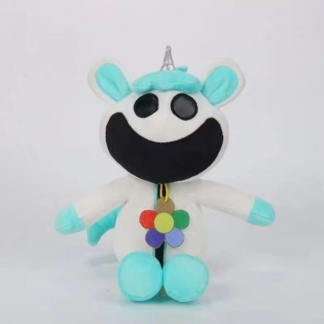 Poppy Playtime Chapter 3 Smiling Critters Plush Toy - Short Plush Fill - Ultra Soft Cute Doll - Suitable for Kids and Adults (White,35cm)