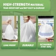thumbnail image 4 of 4 Gallon Small Trash Bags 105 Count Tear & Leak Resistant Small Garbage Bags For Bathroom White Trash Can Liners - 40% Thicker competitor brands roll bags, 4 of 7