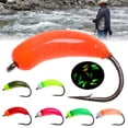 thumbnail image 3 of 12 Nymphes de vers de Terre pour Truite Perche Crapet Poisson Blanc Mouche, 3 of 8