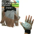 thumbnail image 6 of Cycling Gloves Padded Half Finger MTB Bike Bicycle Glove Sports Strap M-L Brown, 6 of 6