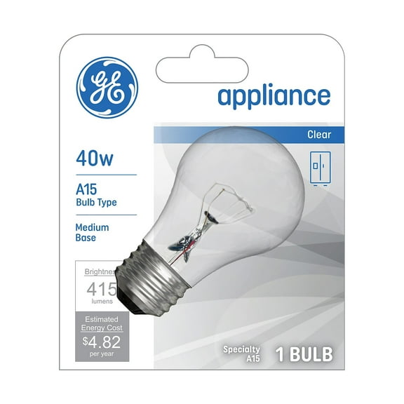 General Electric Appliances 40W, 15 Amp Bulb 1 ea