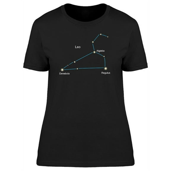 Constellation Of Leo T-Shirt Women -Image by Shutterstock, Female XX-Large