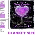 thumbnail image 4 of LHSHID Bonus Daughter Gifts Blanket Step Daughter Gifts from Stepmom Gifts for Bonus Daughter Birthday Gifts for Stepdaughter Bonus Daughter Birthday Gifts Throw Blanket 30"x40", 4 of 6