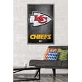 thumbnail image 2 of NFL Kansas City Chiefs - Logo 13 Wall Poster, 22.375" x 34", Framed, 2 of 3