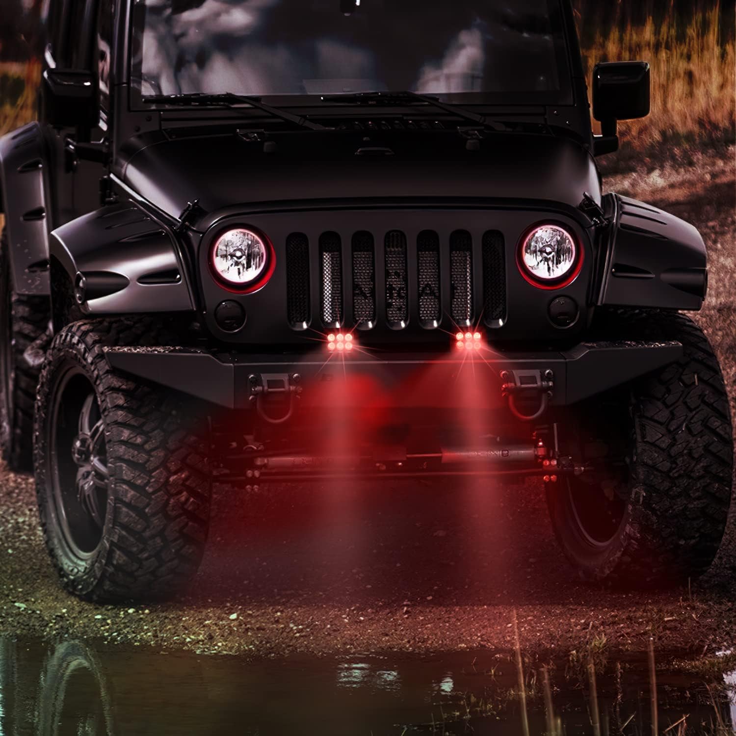 Light Up The Night: 2X 4-Inch 240W LED Work Light Pods For Truck & Jeep