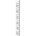 thumbnail image 1 of Kids Growth Chart Wood Frame Canvas Height Measurement Ruler From Baby To A, 1 of 5