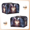 thumbnail image 3 of Picia Fox Couple Print 4 Slice Toaster Cover , Toaster Protector Dustproof Kitchen Appliance Cover, Kitchen Appliance Dustproof Protector, 3 of 7