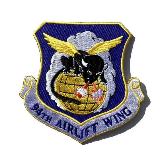 94th Airlift Wing Patch – Plastic Backing