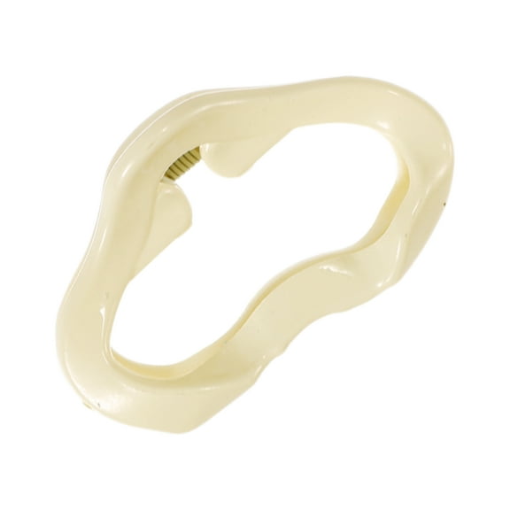 Unique Bargains 1 Pc Classic Cloud Hairpin Hairdo Clips for Women Girls 1.85"x1.18"x1.02" Beige