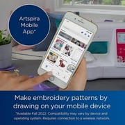 ماكينة تطريز Brother PE545 مع حلقات وخيوط تطريز