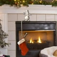 thumbnail image 3 of Colgador De Gancho Para Chimenea, Soporte De Calcetín De Navidad Para Adorno, Fiesta, Café, Plateado+Colgador De Gancho Para Chimenea, Soporte De Calcetín Navideño Estilo E Sunnimix none, 3 of 8