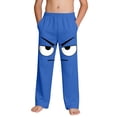 thumbnail image 1 of Casual Beach Pants for Women with Pockets Printed Drawstring 100%Polyester 1 Pc, 1 of 9