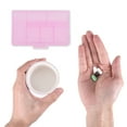 thumbnail image 4 of Ofertas Únicas 1 Pc Estuche para Pastillas 6 Rejillas Caja de Pastillas Transparente Rosa, 4 of 6