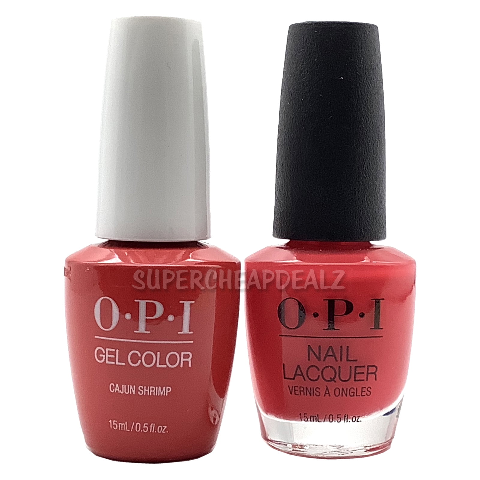 OPI Nail Polish & GelColor Gel Nail Polish Duo Set 0.5 oz L64 CAJUN