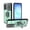 Green, variant on NJJEX Compatible with Samsung Galaxy A17 5G Case Built in Slide Camera Lens Cover+Finger Ring Holder Kickstand,Heavy Duty Shockproof Full Body Phone Cover,Black