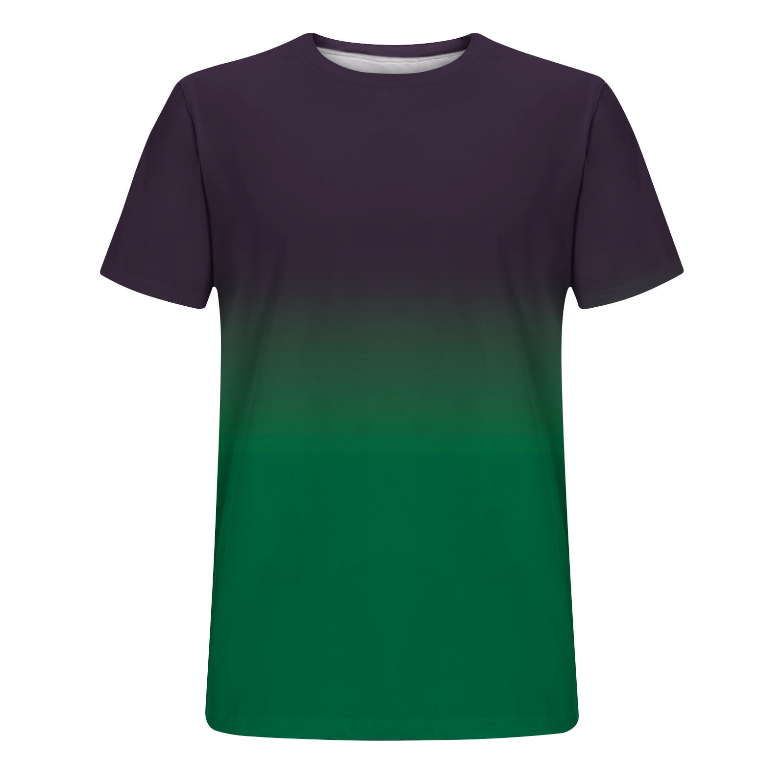 5X Shirts for Men Big and Tall M-5XL Short Sleeve Crewneck Tshirts Shirt  Plus Size Mens Casual Gradient Printed Pullover Slim Tees Tops Clearance  Sale - Walmart.com