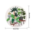 thumbnail image 2 of bedienty DIY Embroidery Kit with Hoop Plant Pattern Cross Stitch Set Handwork Needlework for Beginner Handmade Sewing Craft mixed color 7 1Set, 2 of 5