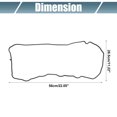 thumbnail image 3 of Unique Bargains Black Engine Valve Cover Gaskets Seals for Toyota RAV4 2009-2015, 3 of 8