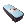thumbnail image 6 of Lsque Puppy Licks Nose Printed Big Capacity PU Leather Pencil Case Large Pencil Pouch Stationery Pen Bag Pencil Holder for Teen, 6 of 6