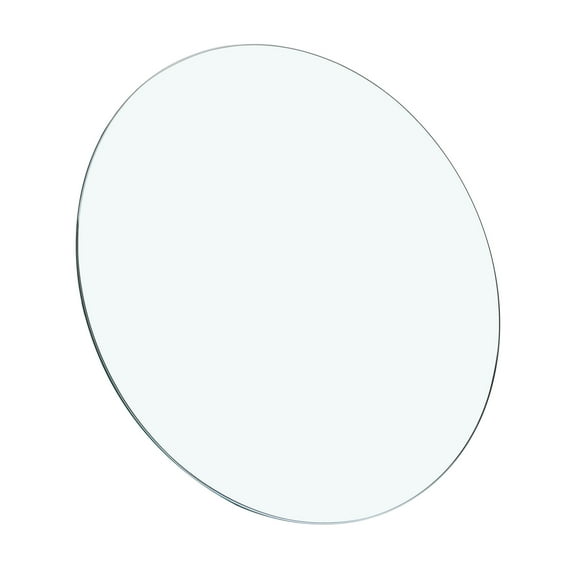 31.5 Inch Tempered Glass Top, Round Clear Glass Table Top, 3/10 Inch Thick Tempered Glass, Pencil Polished Round Edge, Multipurpose for Dining Table, Coffee Table,Office Table, Side Table