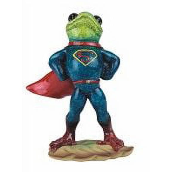 FC Design 4.75"H Superman Cape Frog Statue Animal Superhero Animated Decoration Figurine
