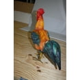 thumbnail image 6 of Nifao bronze statue of a standing Rooster -cockerel – Home Decor Sculpture, 20"L x 7.5"W x 19.5"H, 6 of 11