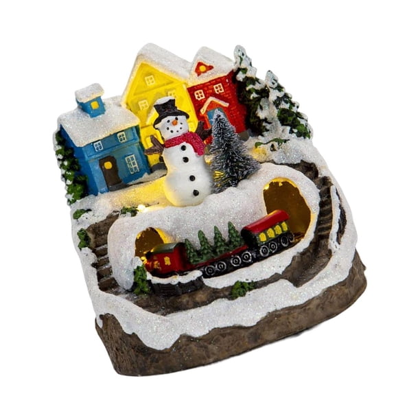 Figuras festivas de resina Yuarrent estatuas decorativas de Navidad para dormitorio y restaurante