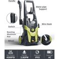 Lanzche Electric Pressure Washer, Power Washer 4100 PSI with 4 Nozzles