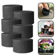XCEL Floral Foam Block Unlike Any Other - Reusable Floral Blocks Flower Foam for Artificial Flower Arrangements (Black - 5" x 3" Round (6 Pack))