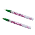 thumbnail image 2 of Marvy Uchida Fine Line Opaque Paint Markers, Green, 2/Pack, 2 of 2