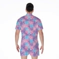 thumbnail image 2 of Floral Sparkle Short Sleeve Men'S Rompers Casual Summer Jumpsuits Outfit, 2 of 4