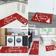 thumbnail image 2 of Christmas Kitchen Rugs Christmas Rug Christmas Kitchen Decor Let It Snow Red Kitchen Rugs Christmas Kitchen Mat Christmas Mat Kitchen Runner Rugs Comfort Home Decor Non-Slip Floor Mat Doormat, 2 of 5