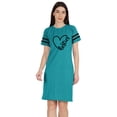 thumbnail image 1 of Inkmeso T-Shirts Graphiques Tunique Meilleures Amies Col Rond Robe Été Manches Courtes Hauts, 1 of 8