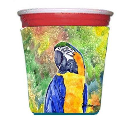 

Parrot Head Yellow Red Solo Cup Hugger