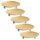 thumbnail image 5 of FELTECHELECTR 5 soportes decorativos para velas, platos para velas LED, platos para velas de cera, 5 of 6
