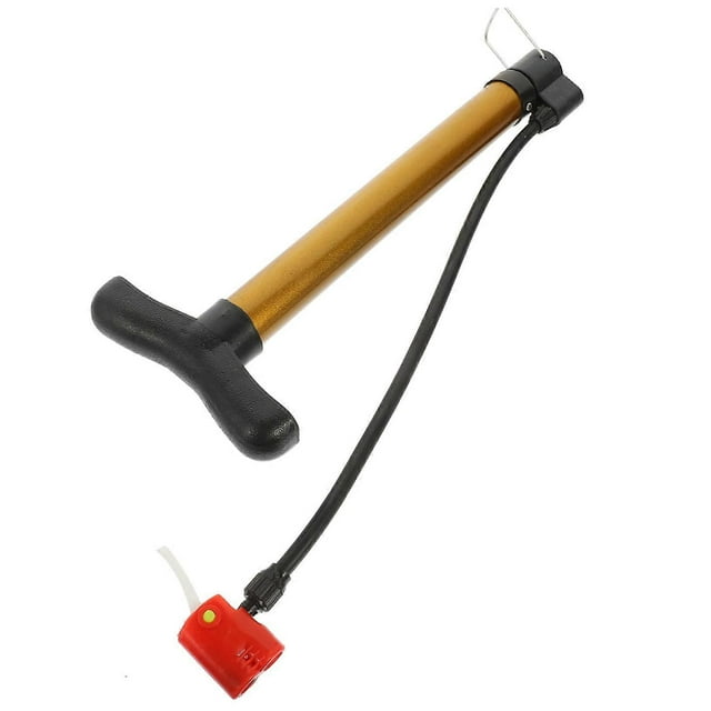 Portable Pressure Bicycle Pump for Tires and Balls, Lightweight and Compact with NonSlip Pedal for Outdoor Activities and Long Bike Tours.