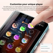 Innioasis 160GB MP3 Player with Bluetooth and WiFi, Music Player with Spotify, 4 MP4 MP3 Player for Kids with Parental Controls (White+ Sky-Blue)