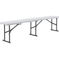 thumbnail image 3 of Global Industrial 6' Fold In Half Bench, White, 3 of 7