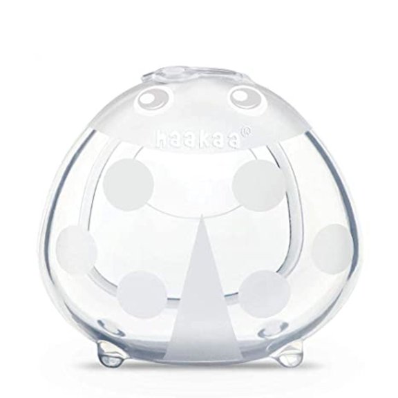 Haakaa Ladybug Silicone Milk Collector, Grey, 75 ml
