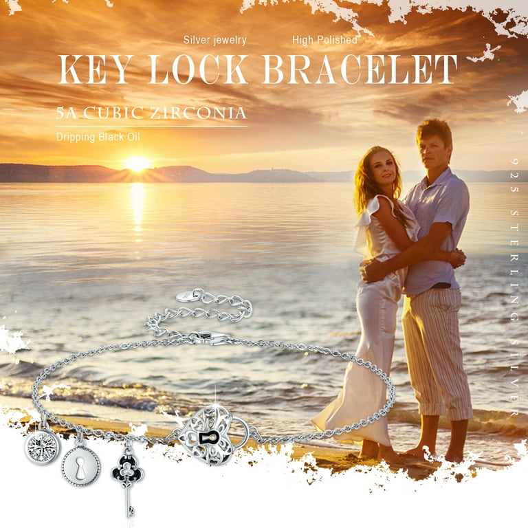 Key heart shop bracelet